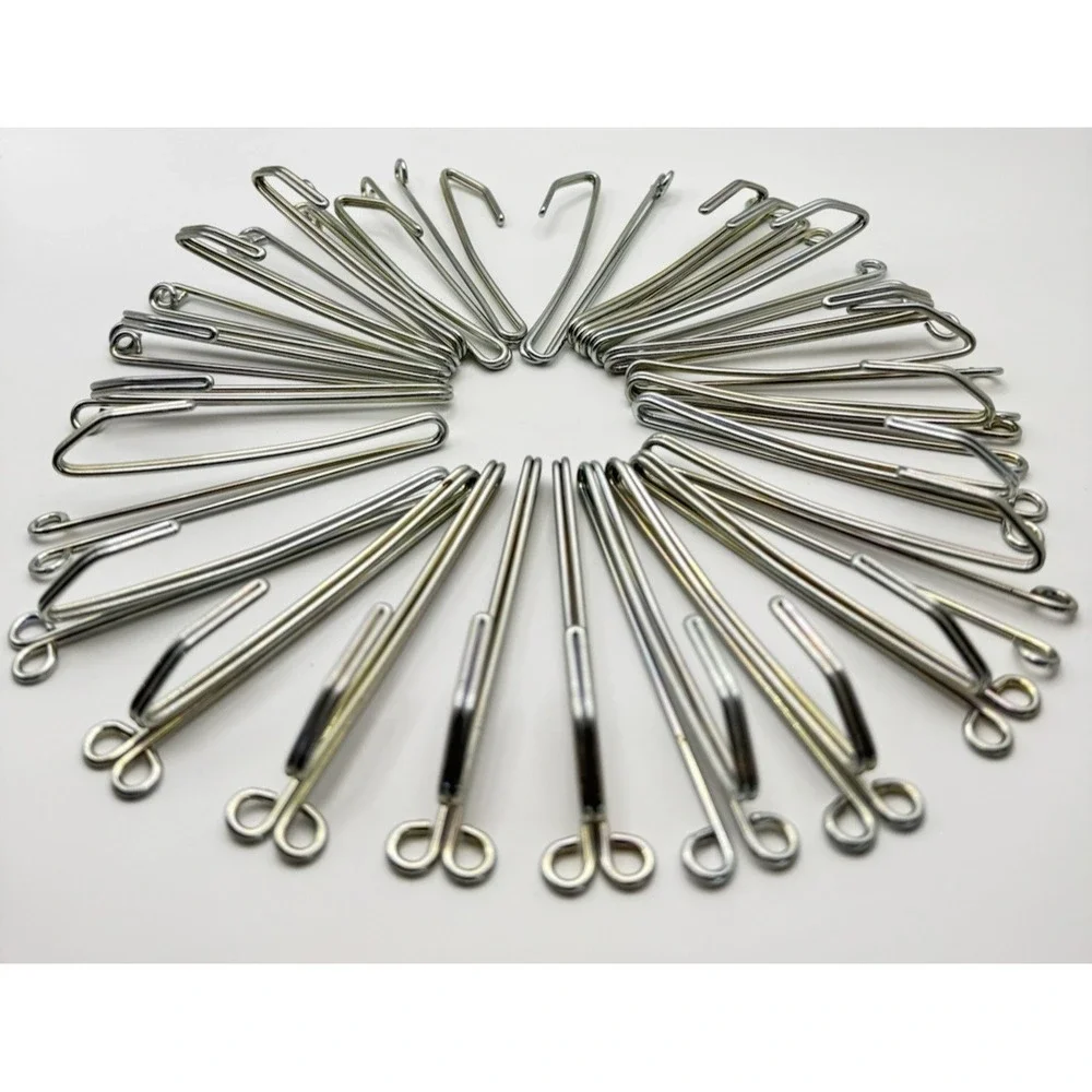 Curtain Pin Hooks 24 Pc Drapery Pinch Pleat Hooks Metal Heavy Duty